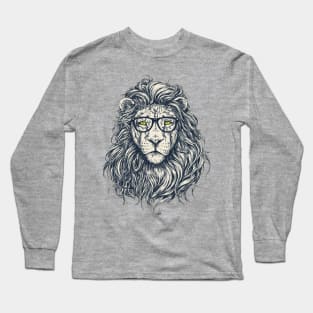 Lion Reading 1 Long Sleeve T-Shirt